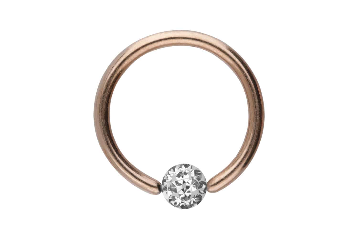 Chirurgenstahl Klemmkugelring Piercing EPOXY-KUGEL